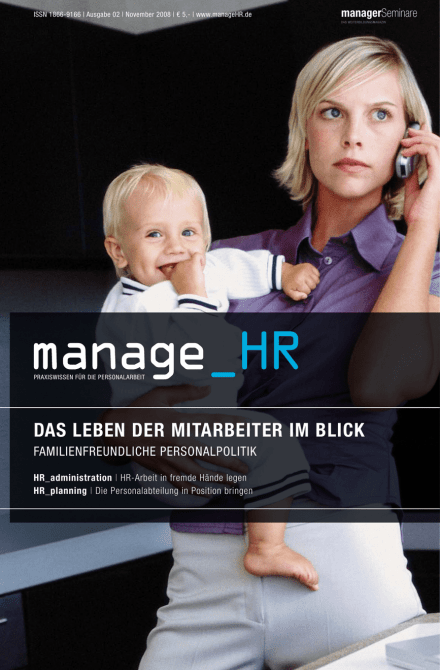 Cover manage_HR 02/08 vom 24.10.2008