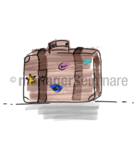 Zeichnung Koffer