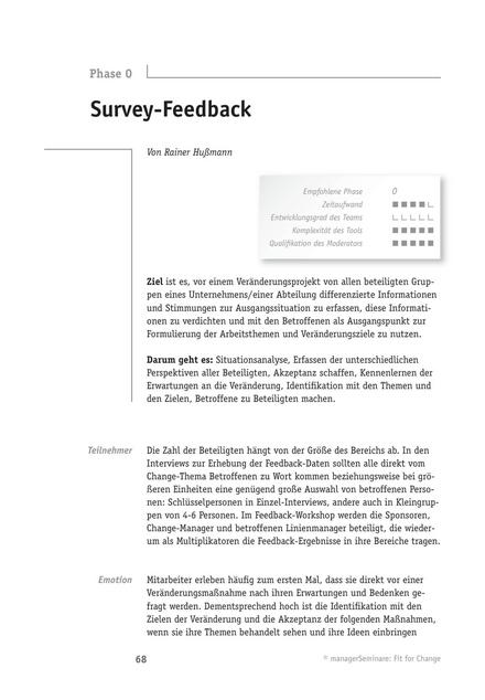 Change-Tool: Survey-Feedback