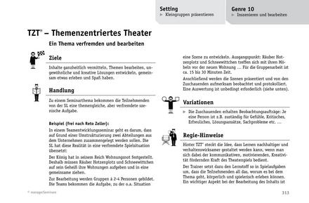 zum Tool: Theatermethoden im Training: TZT - Themenzentriertes Theater
