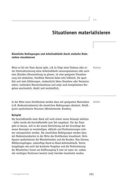 zum Tool: Moderations-Tool: Situationen materialisieren