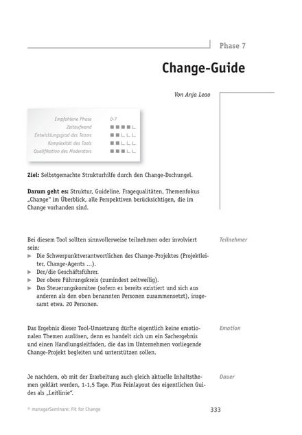 zum Tool: Change-Tool: Change-Guide
