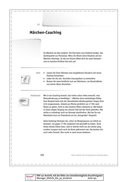 zum Tool: Coaching-Tool: Märchen-Coaching