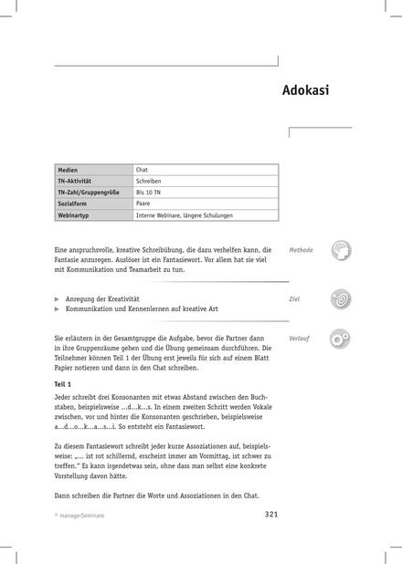zum Tool: Webinar-Methode: Adokasi