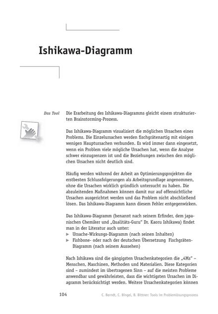 Problemlösungs-Tool: Ishikawa-Diagramm
