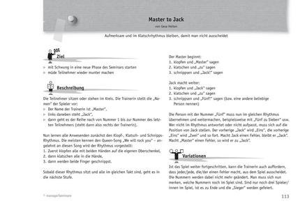 zum Tool: Trainingsspiel: Master to Jack